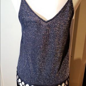 Navy Blue Sparkling Fireworks Tank